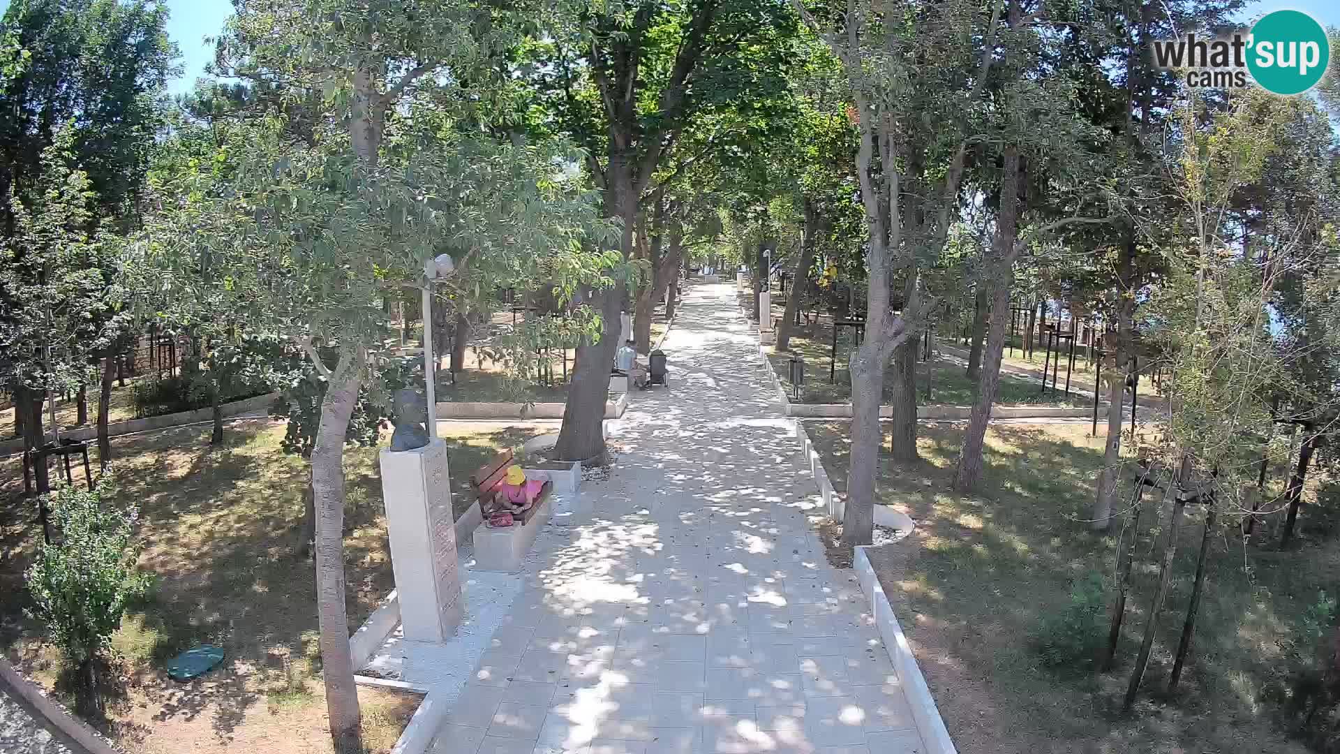 Webcam Schriftstellerpark Senj – Live am Meer