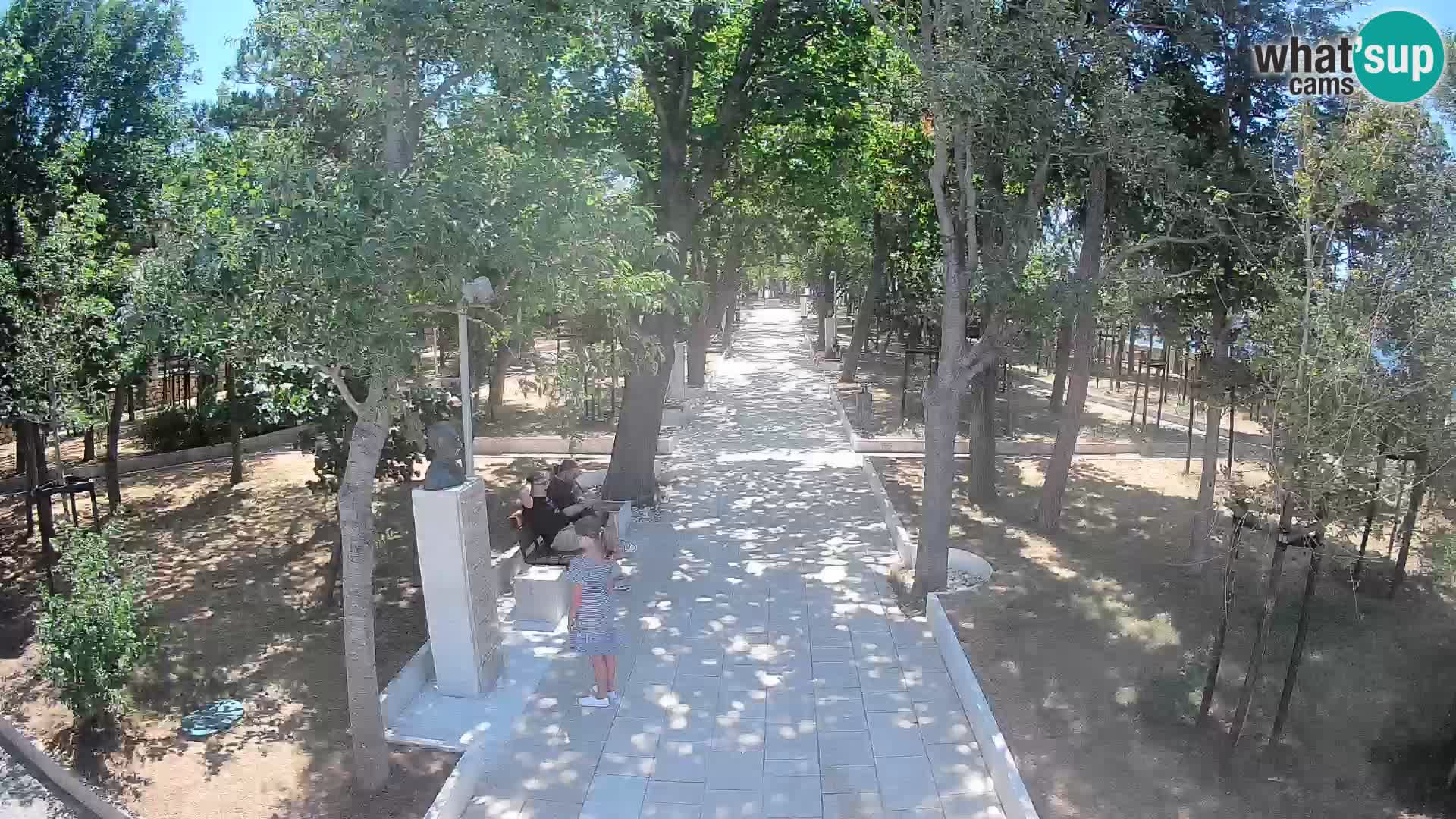 Webcam Schriftstellerpark Senj – Live am Meer