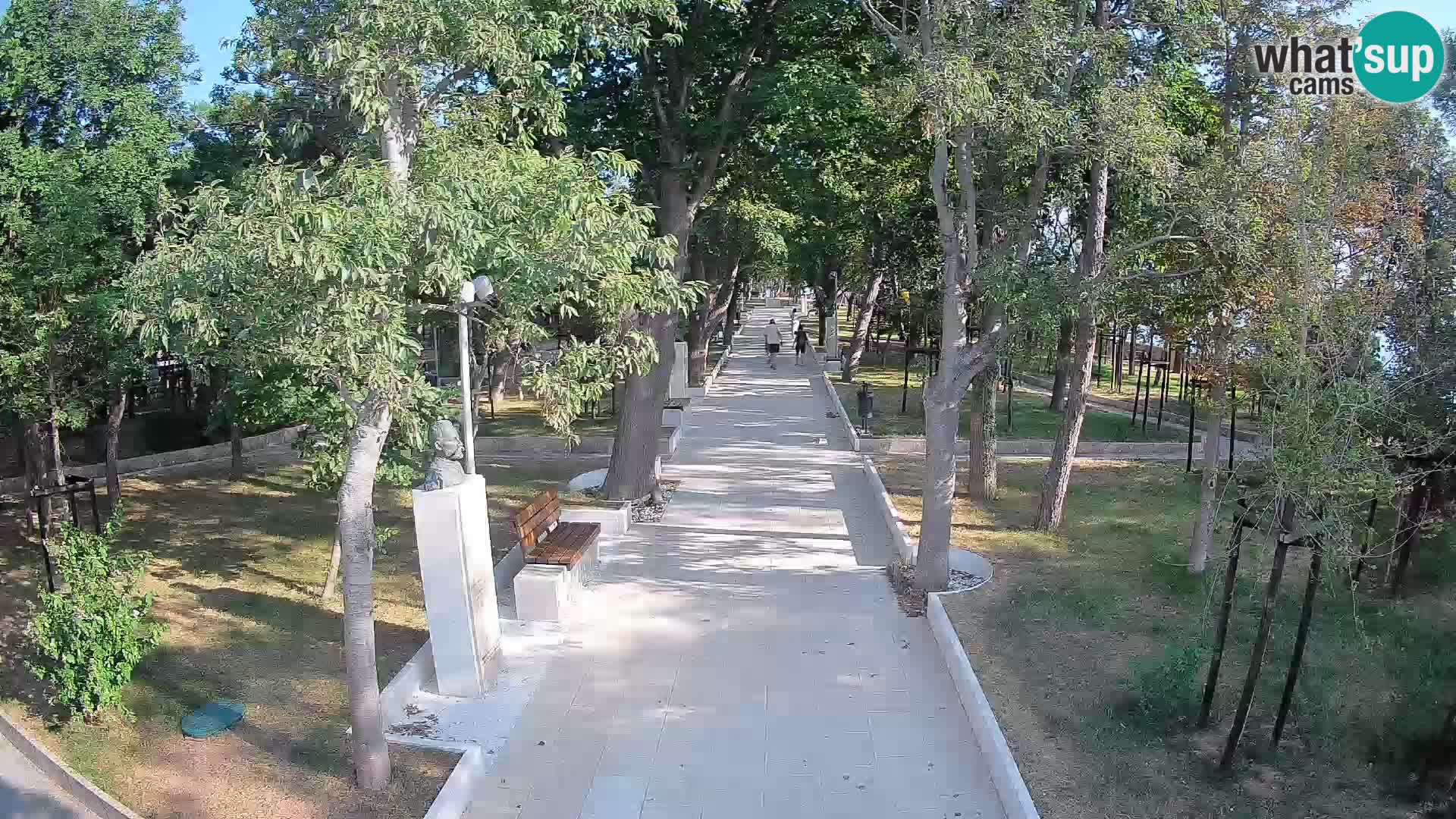 Webcam Schriftstellerpark Senj – Live am Meer