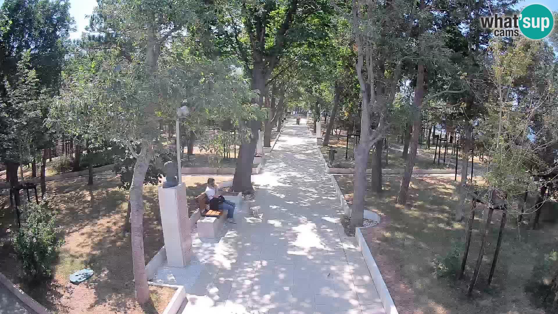 Writers’ Park Webcam Senj – Live by the Sea