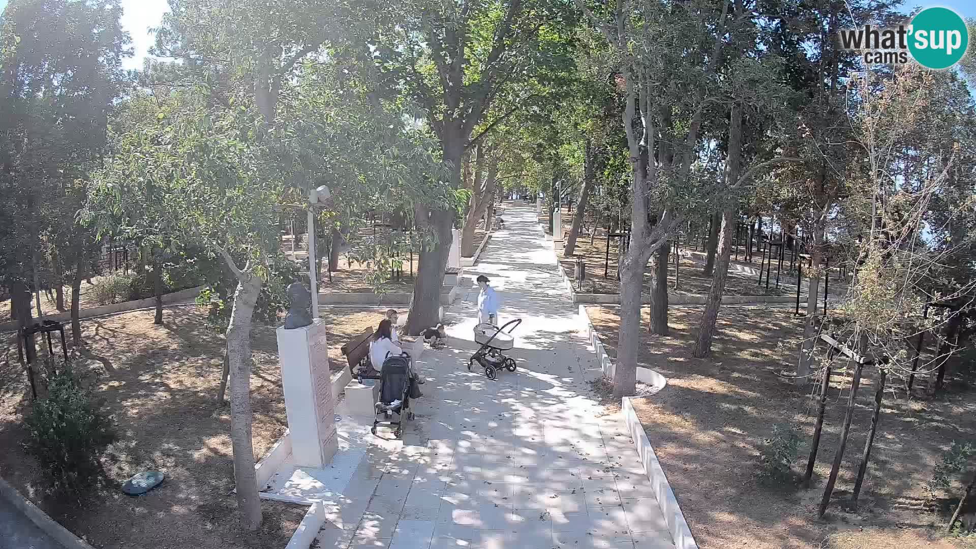 Writers’ Park Webcam Senj – Live by the Sea