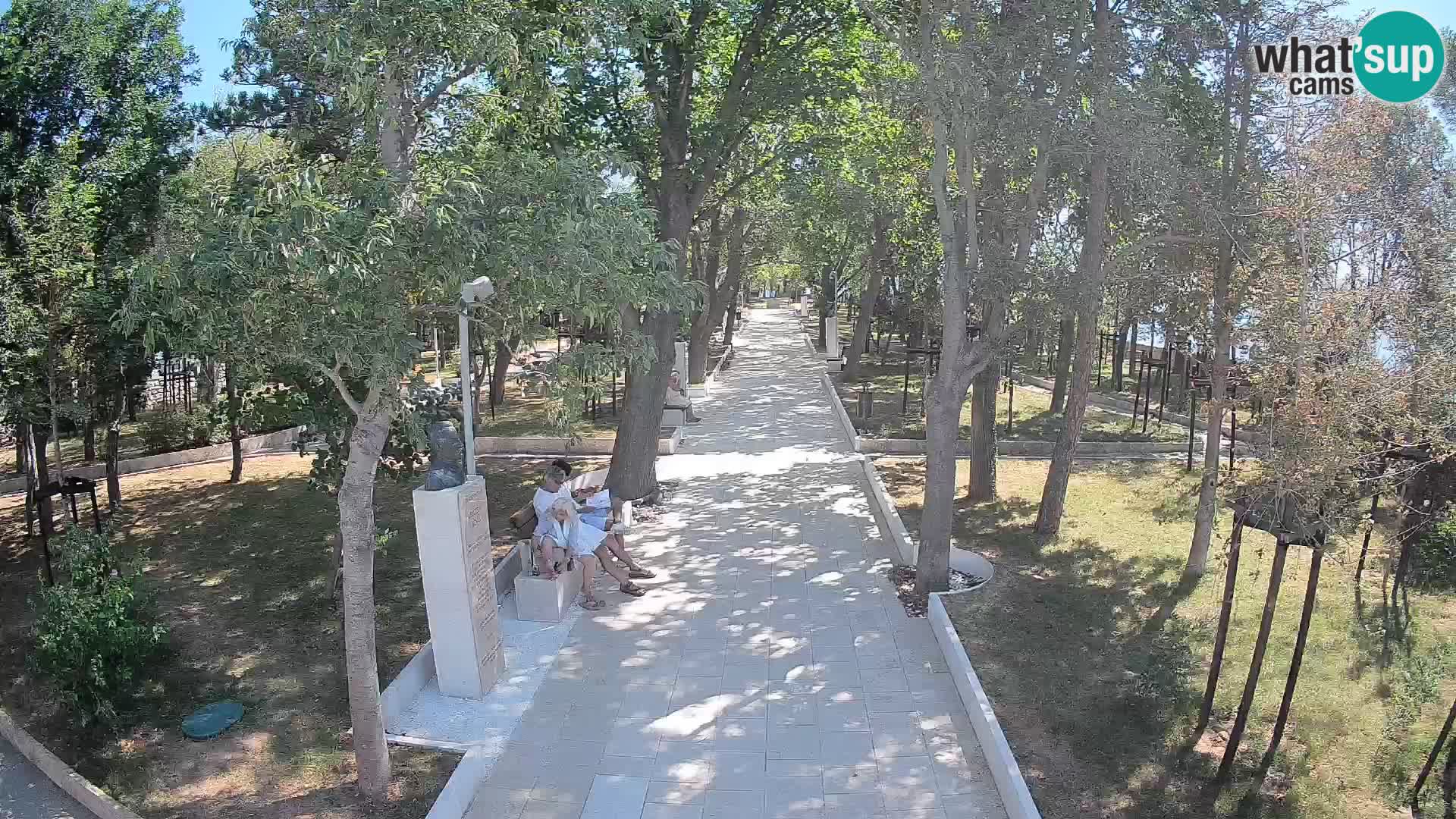 Writers’ Park Webcam Senj – Live by the Sea