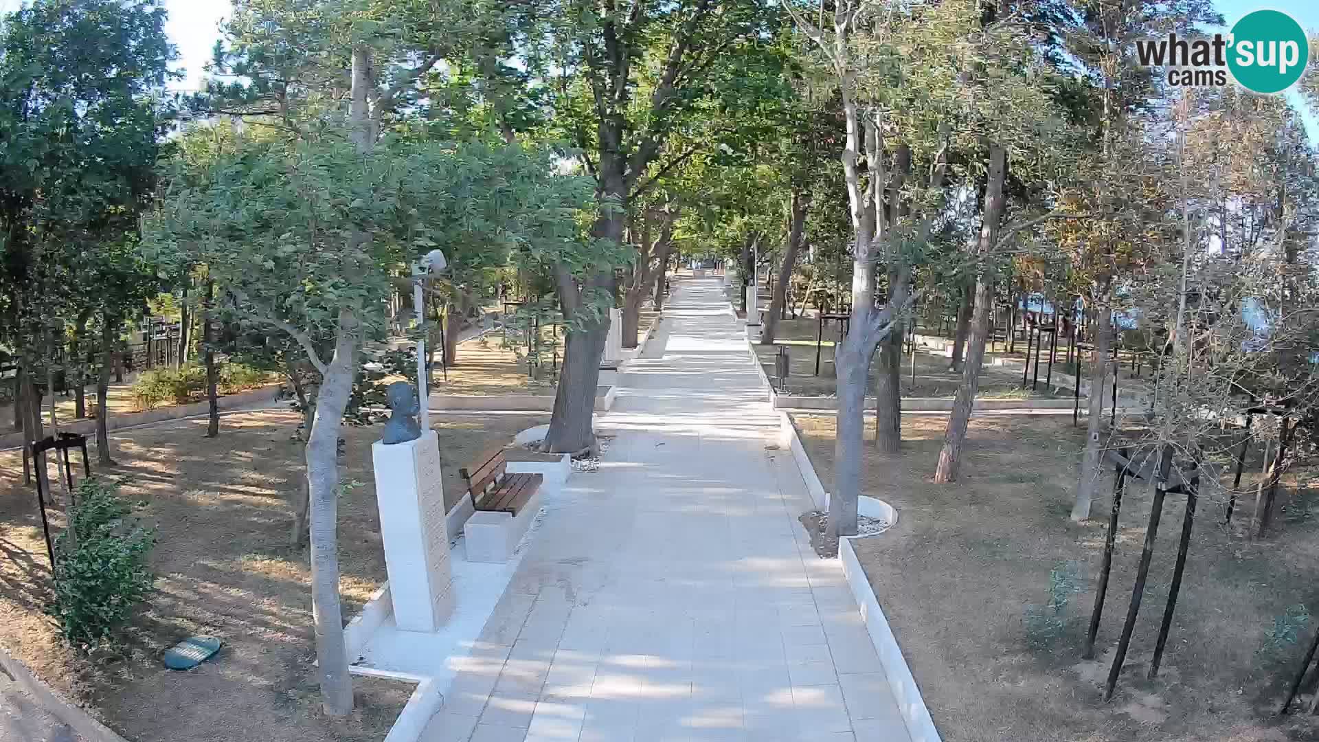 Webcam Schriftstellerpark Senj – Live am Meer
