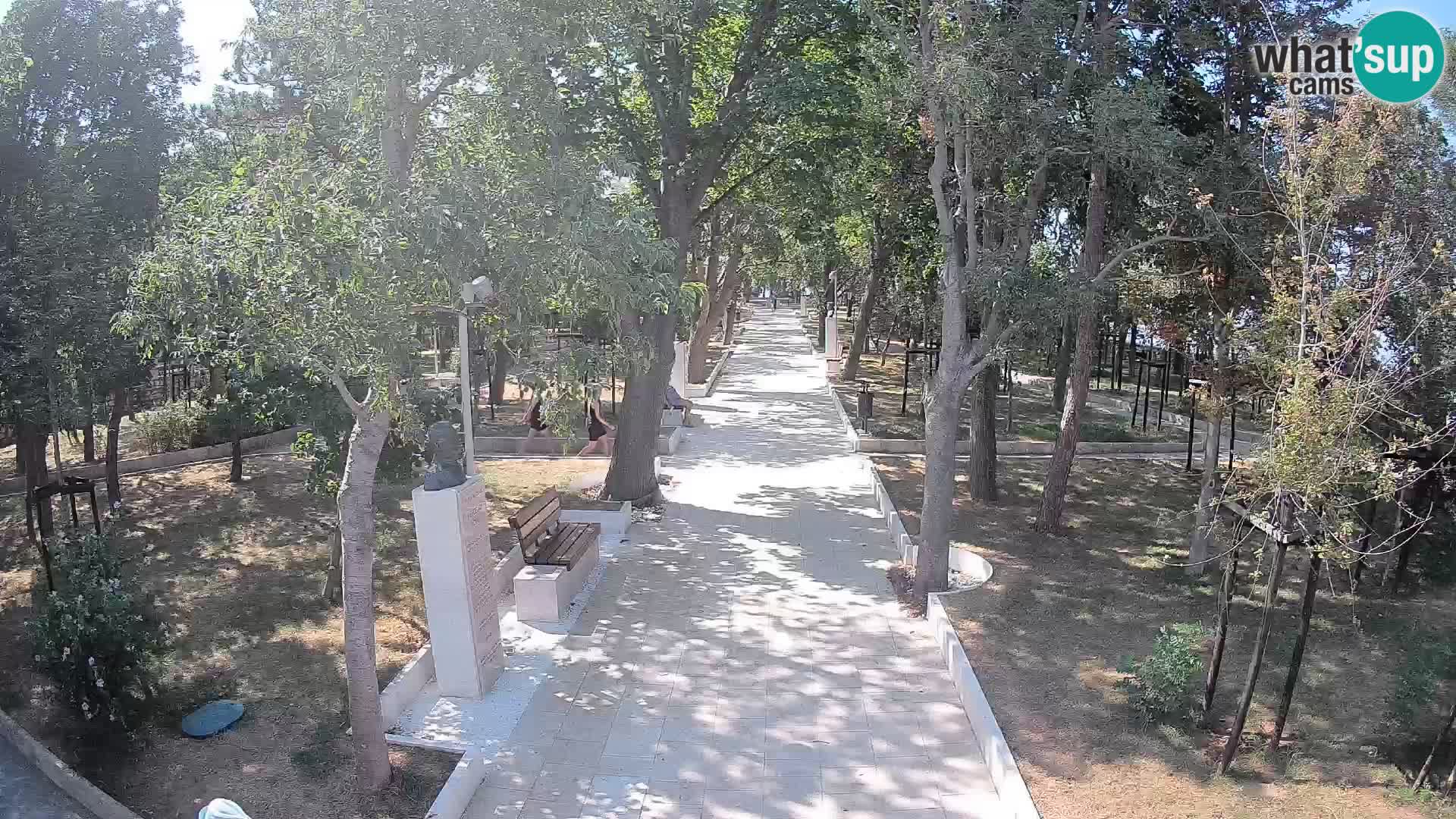 Writers’ Park Webcam Senj – Live by the Sea