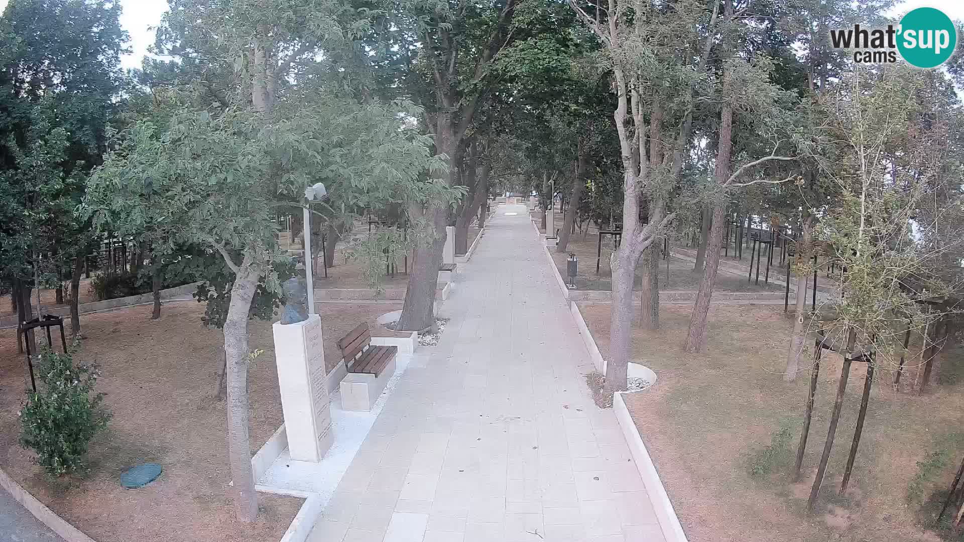 Webcam Schriftstellerpark Senj – Live am Meer