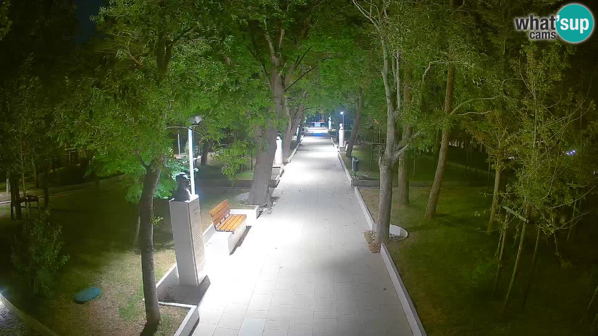 Writers’ Park Webcam Senj – Live by the Sea