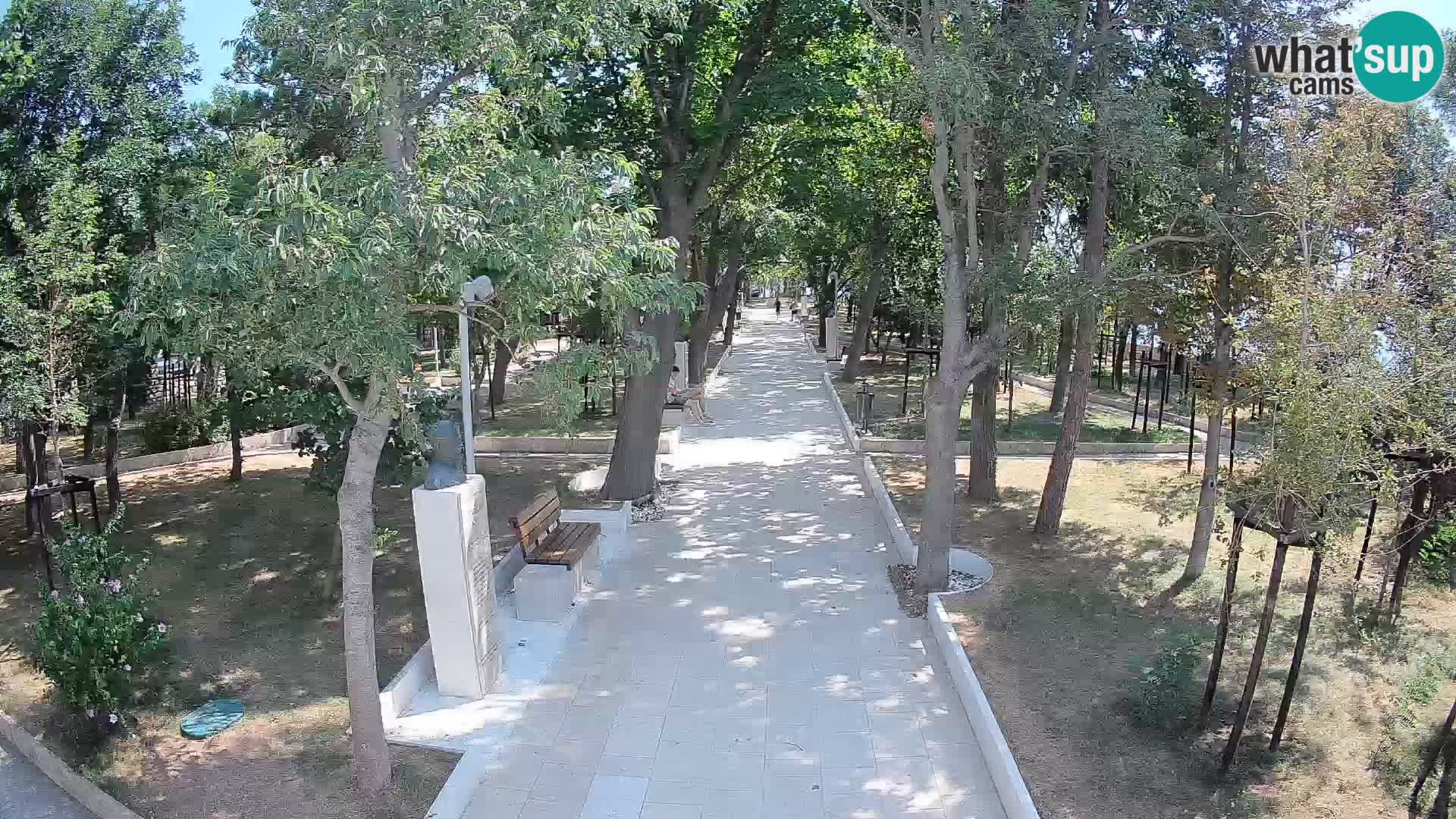 Writers’ Park Webcam Senj – Live by the Sea