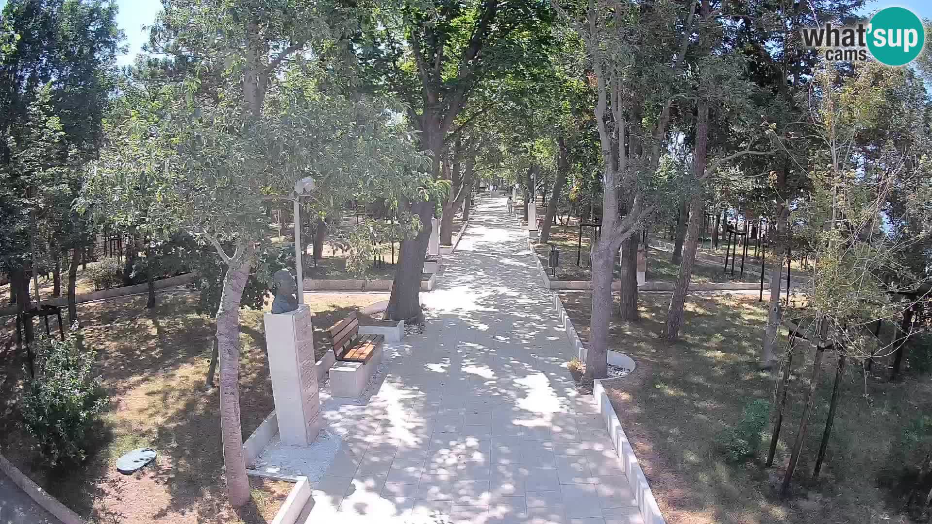 Webcam Schriftstellerpark Senj – Live am Meer