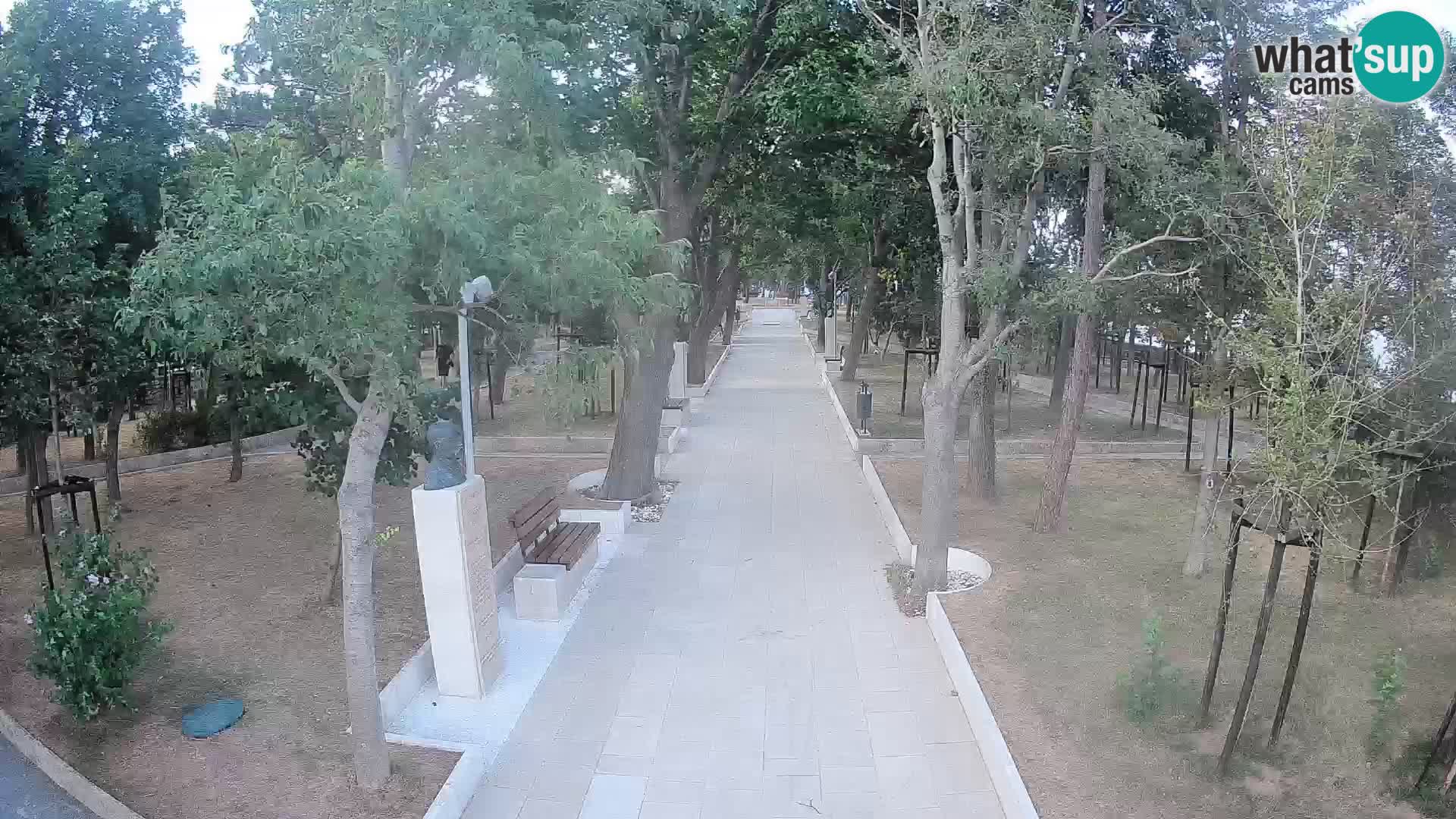 Webcam Schriftstellerpark Senj – Live am Meer
