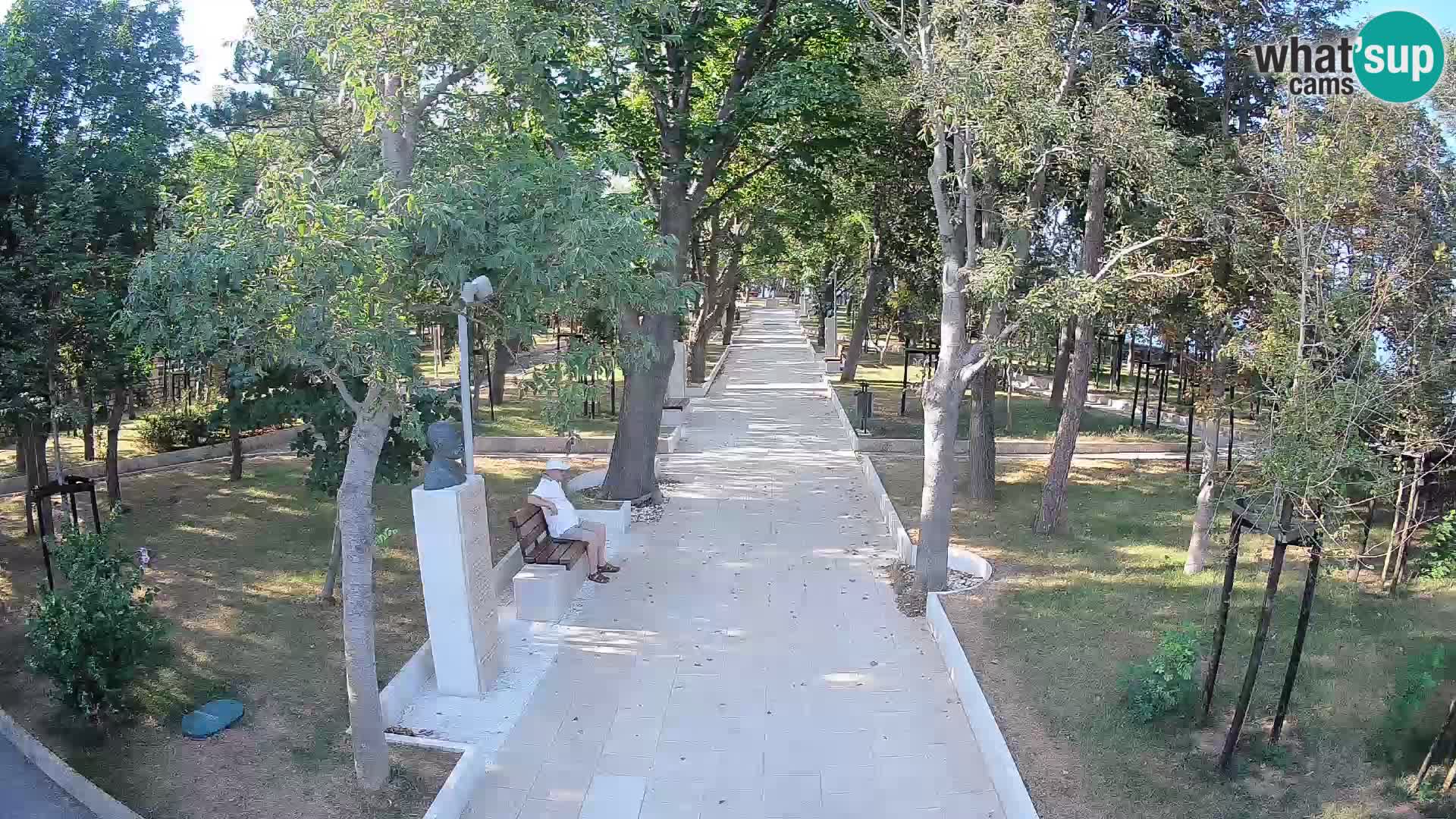 Writers’ Park Webcam Senj – Live by the Sea
