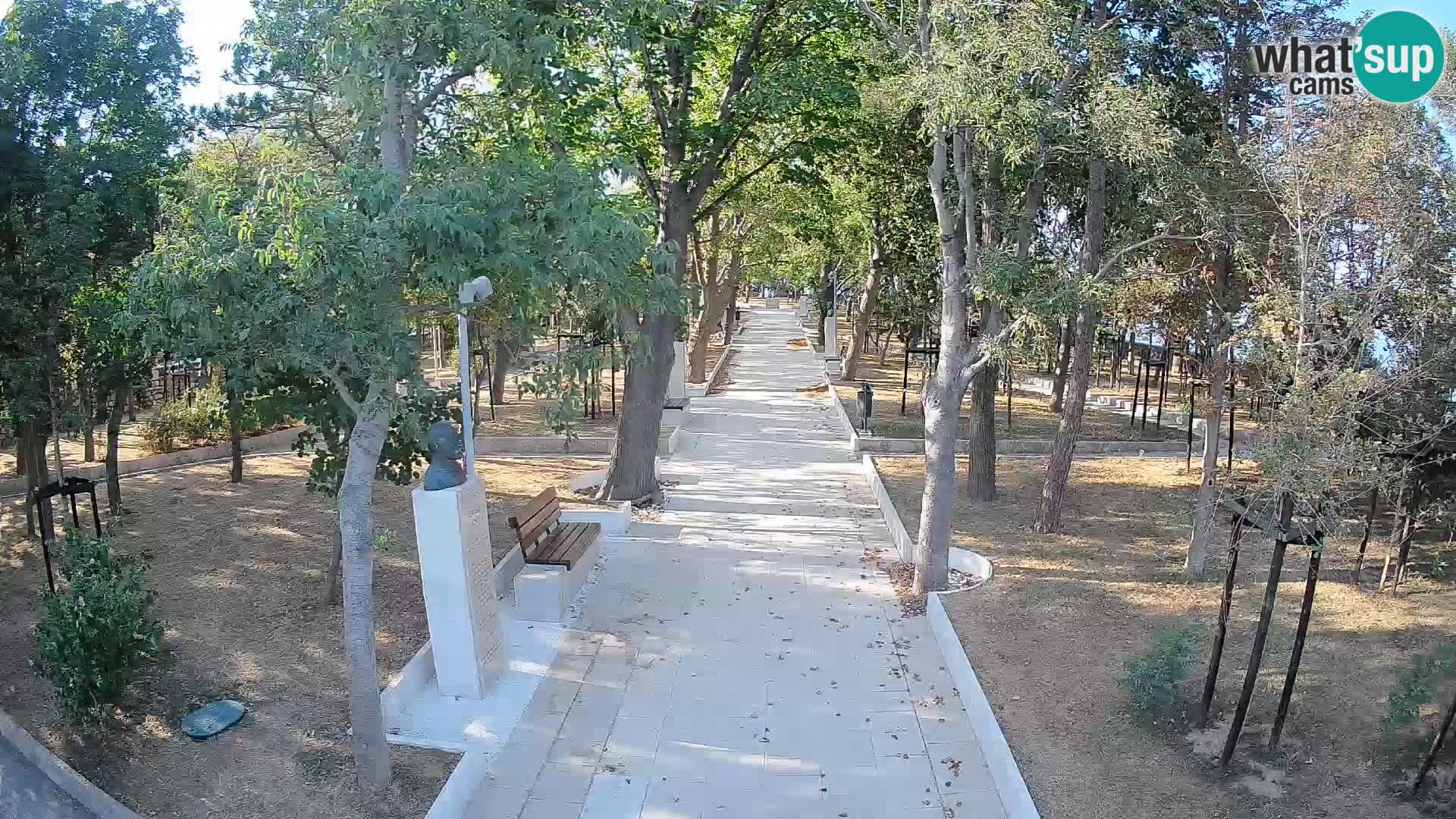 Writers’ Park Webcam Senj – Live by the Sea