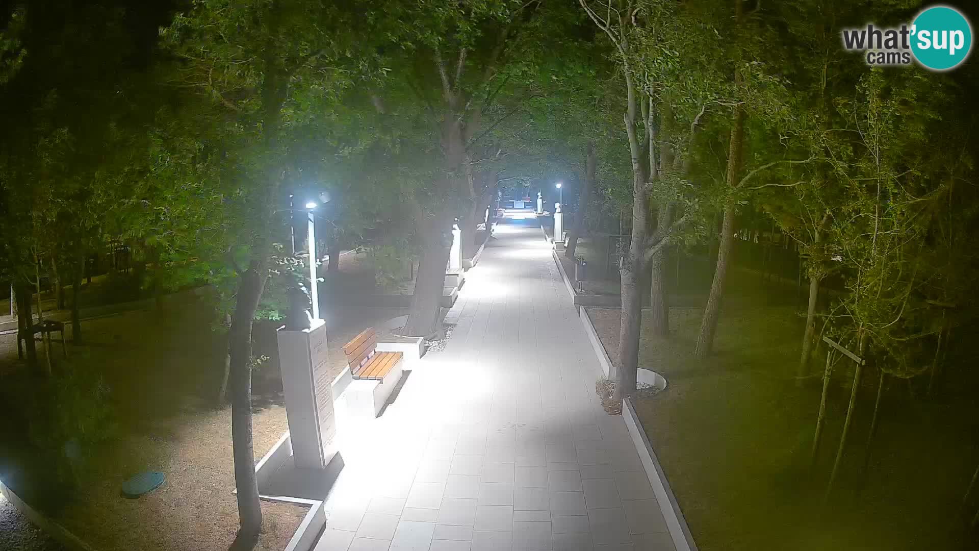 Writers’ Park Webcam Senj – Live by the Sea
