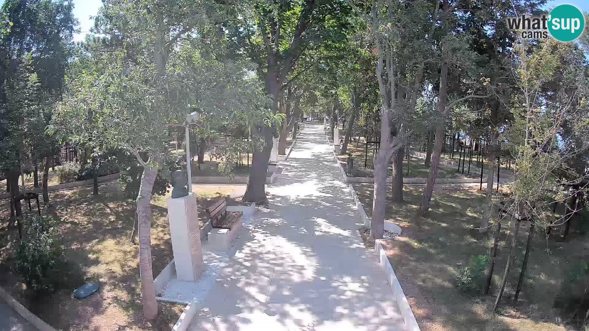 Writers’ Park Webcam Senj – Live by the Sea