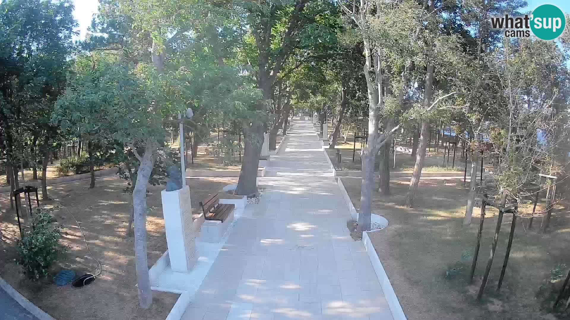 Writers’ Park Webcam Senj – Live by the Sea