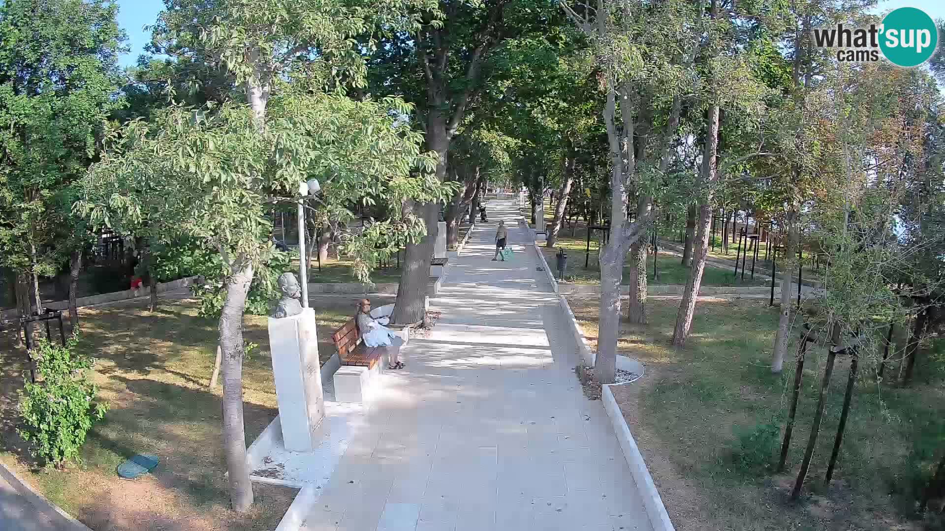 Writers’ Park Webcam Senj – Live by the Sea
