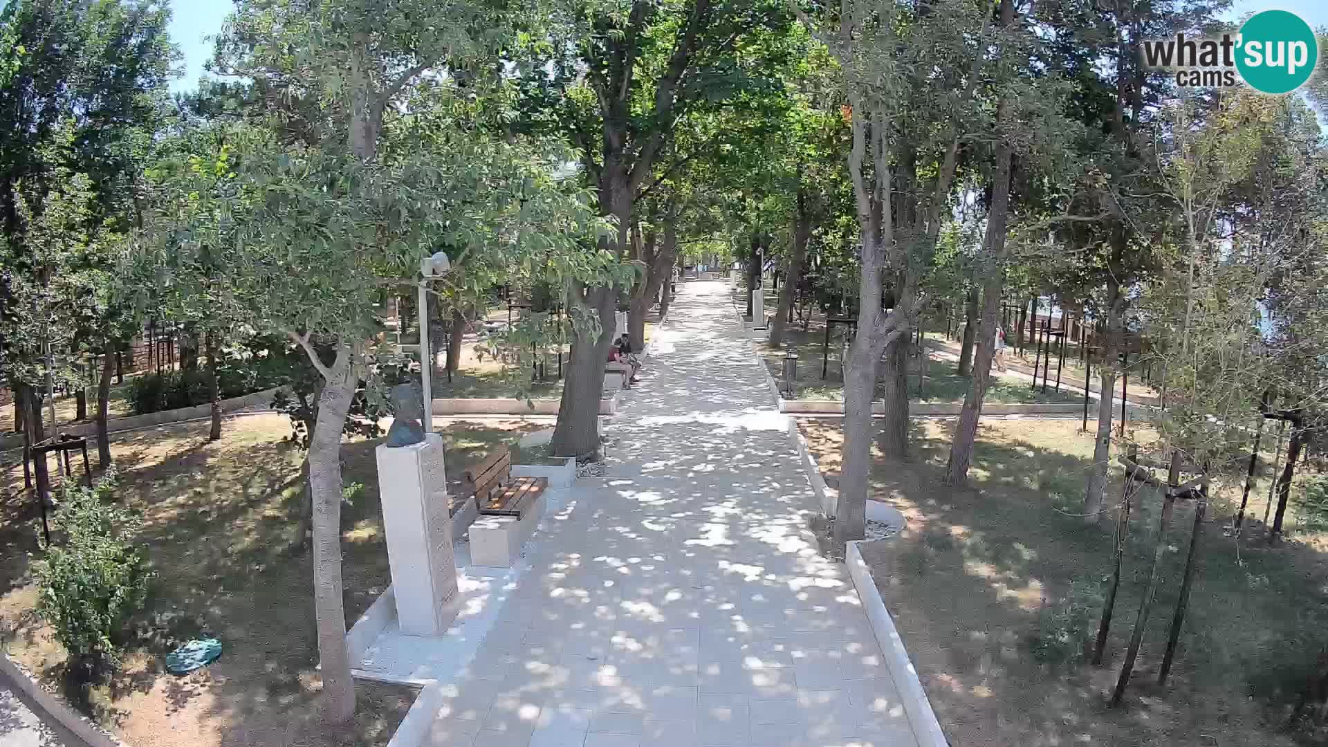 Writers’ Park Webcam Senj – Live by the Sea
