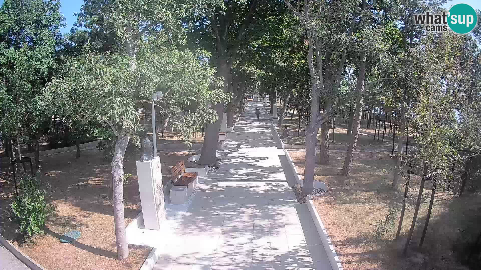 Writers’ Park Webcam Senj – Live by the Sea