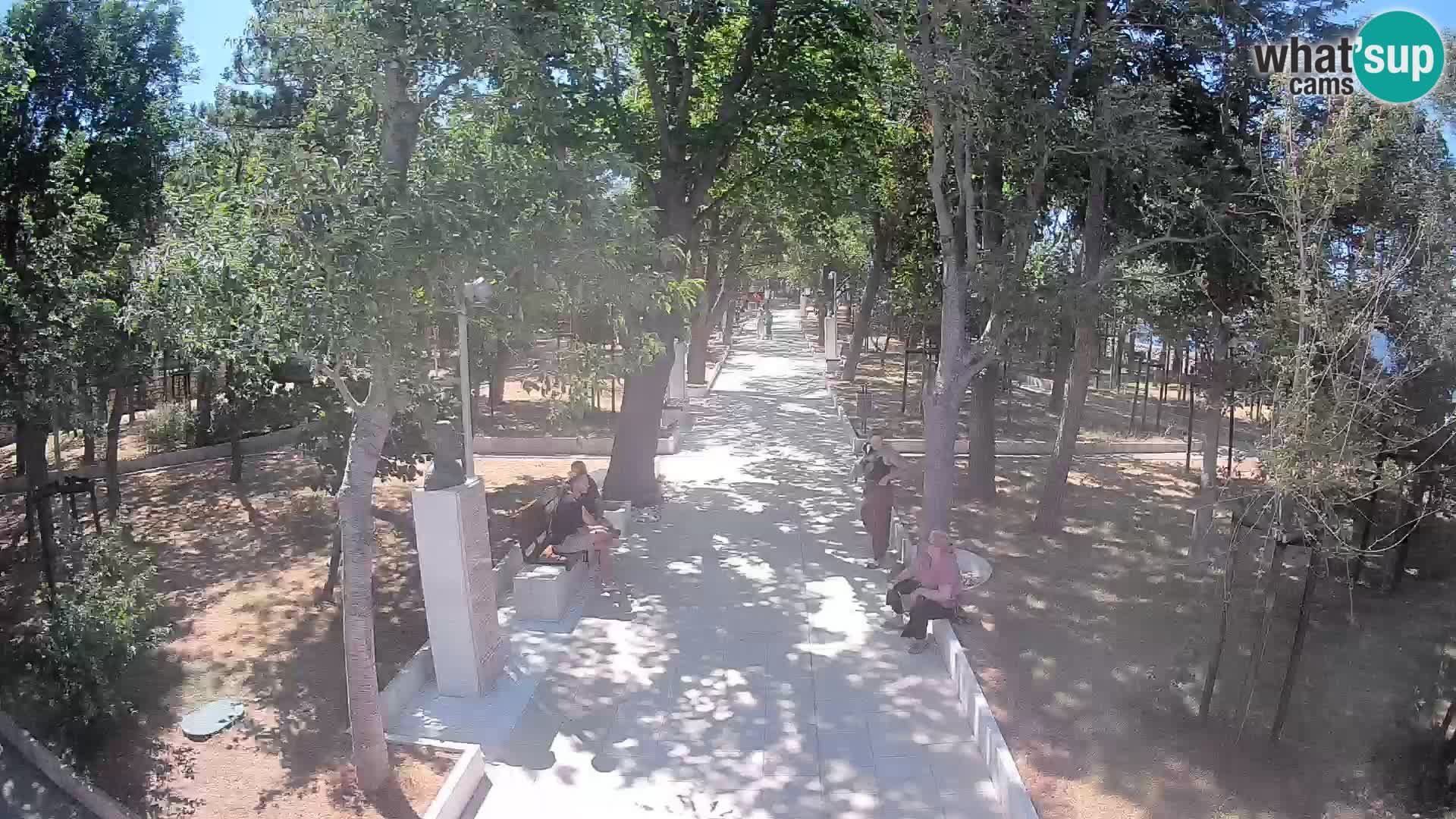 Webcam Schriftstellerpark Senj – Live am Meer