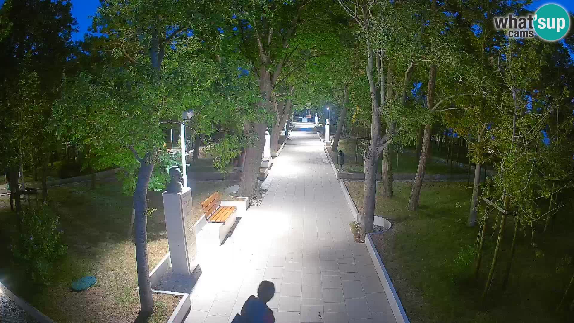 Webcam Schriftstellerpark Senj – Live am Meer