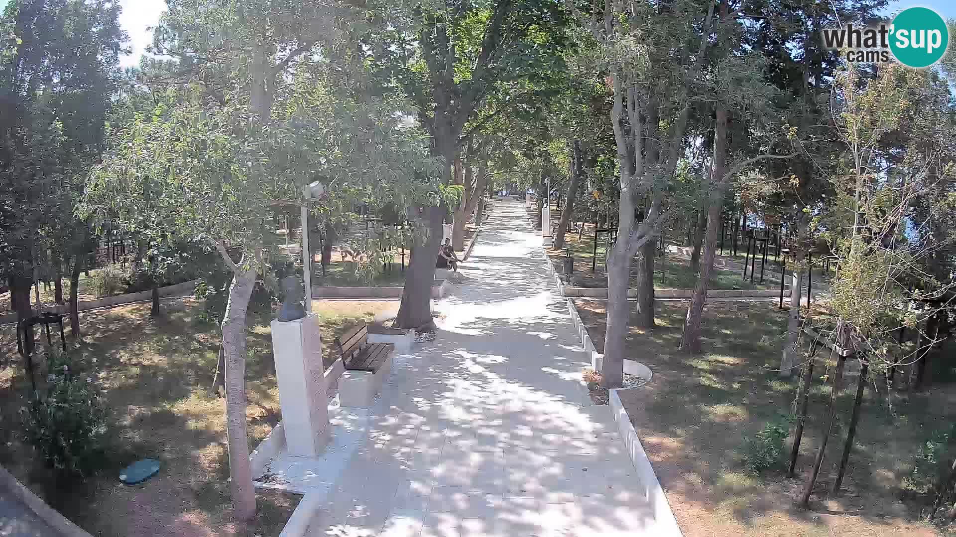 Writers’ Park Webcam Senj – Live by the Sea
