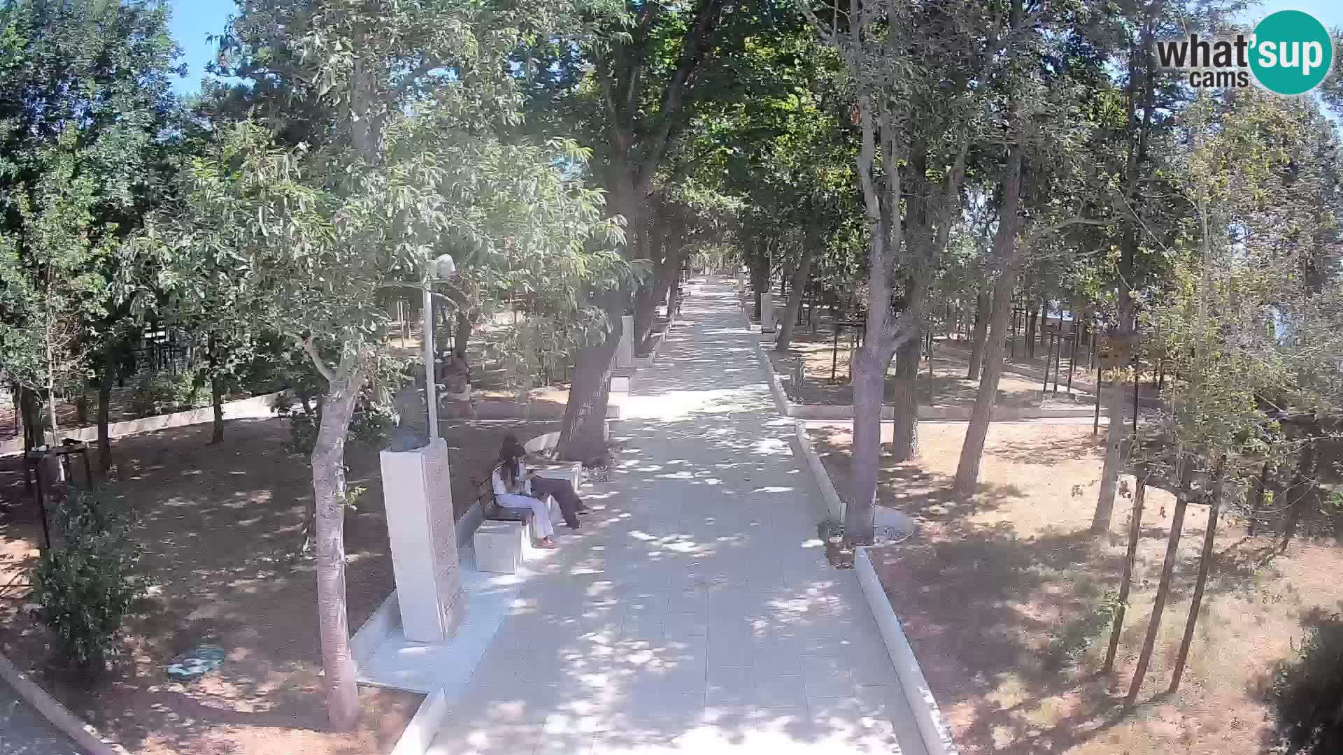 Writers’ Park Webcam Senj – Live by the Sea