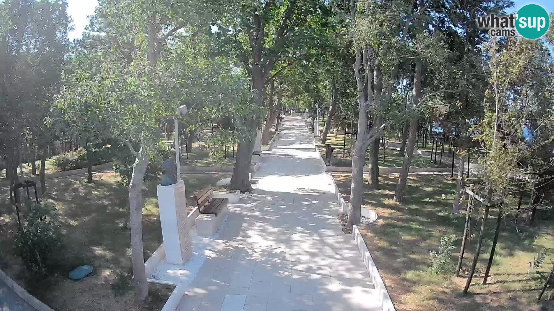 Writers’ Park Webcam Senj – Live by the Sea
