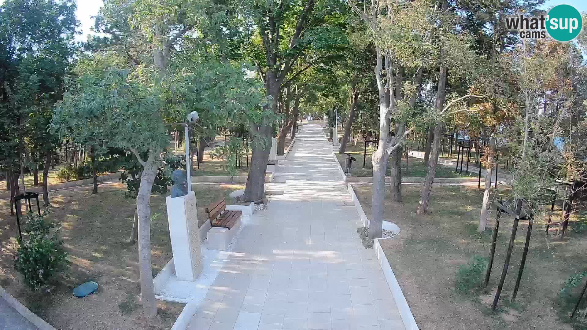 Webcam Schriftstellerpark Senj – Live am Meer