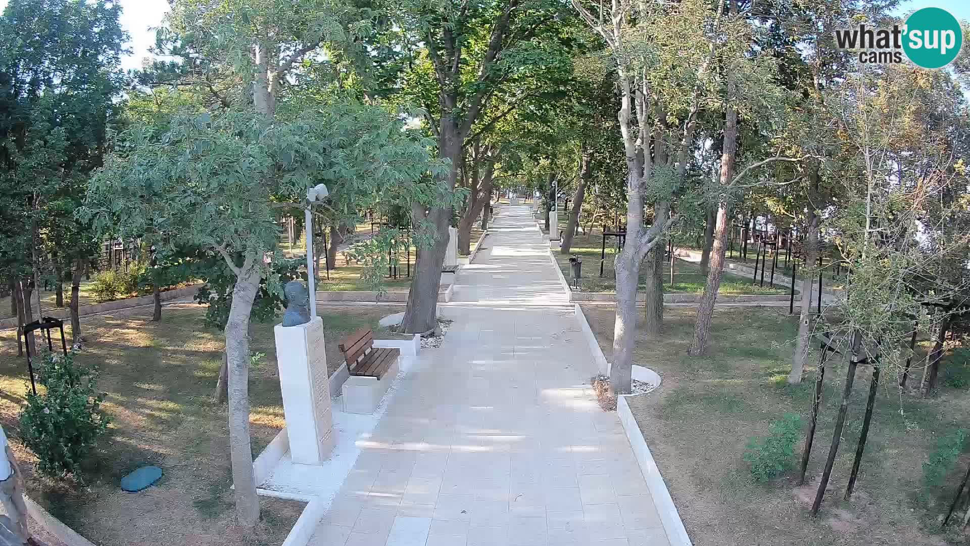 Writers’ Park Webcam Senj – Live by the Sea
