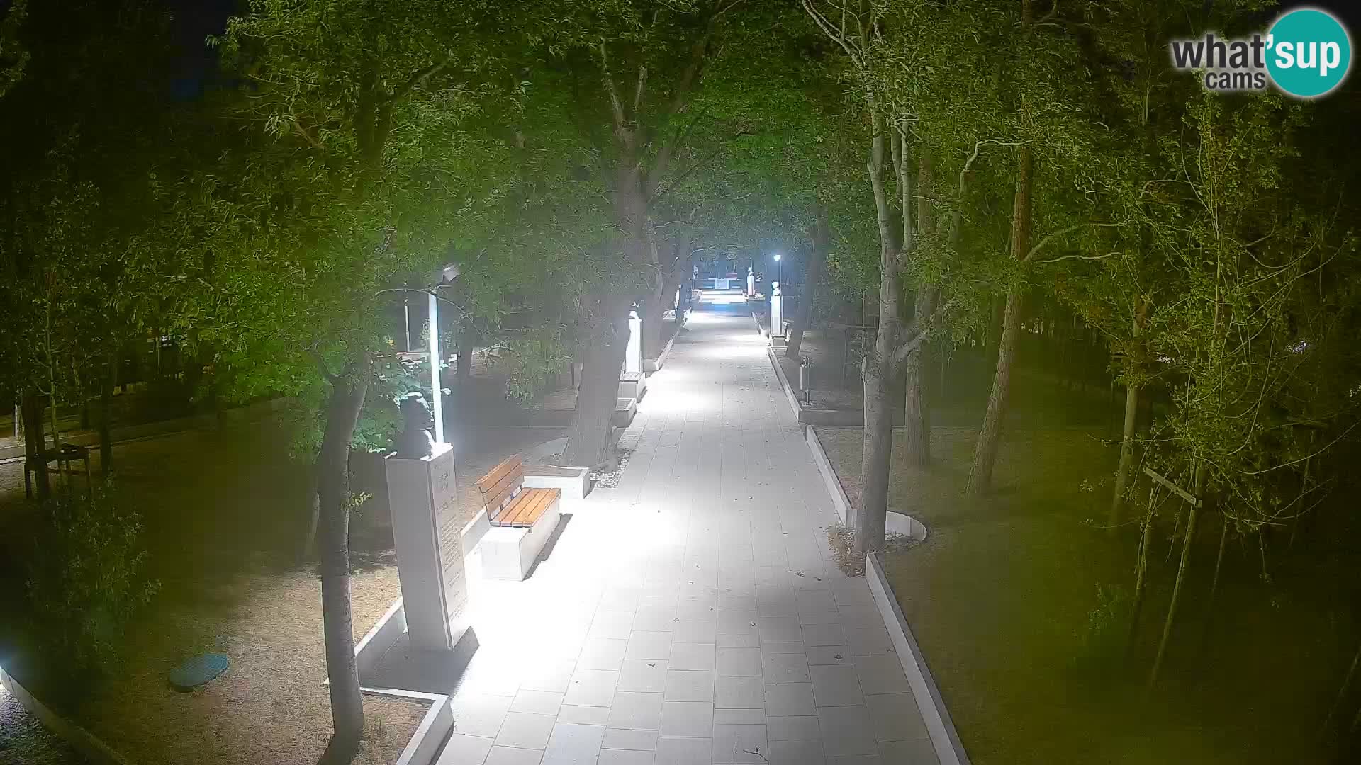 Webcam Schriftstellerpark Senj – Live am Meer