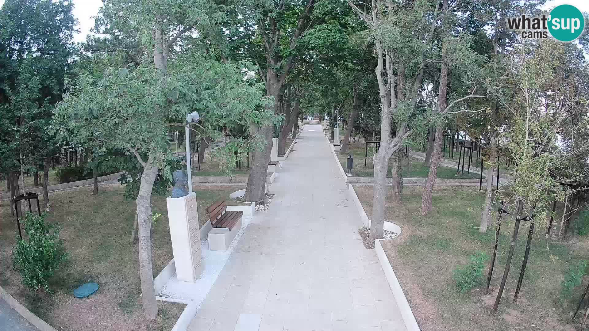 Webcam Schriftstellerpark Senj – Live am Meer