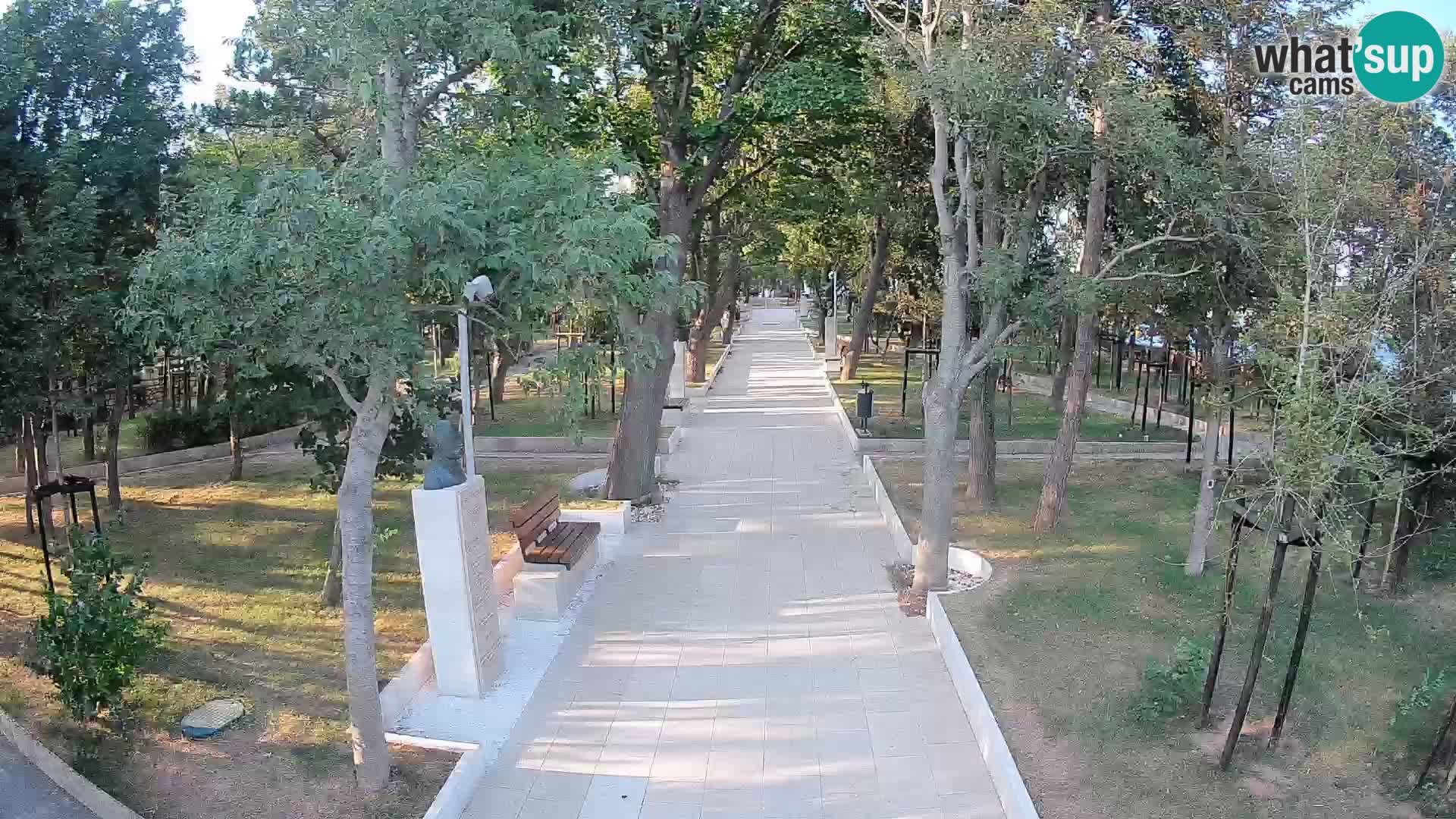 Writers’ Park Webcam Senj – Live by the Sea