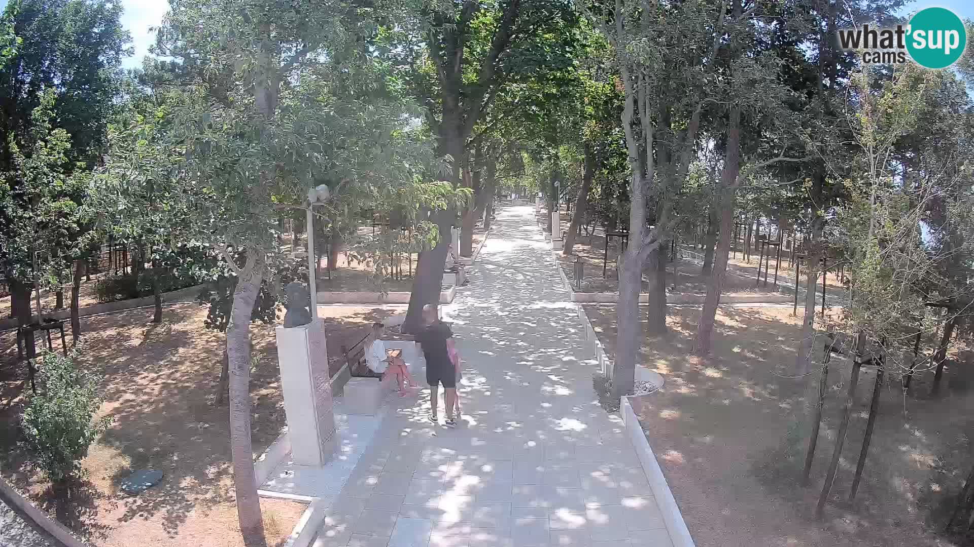 Writers’ Park Webcam Senj – Live by the Sea
