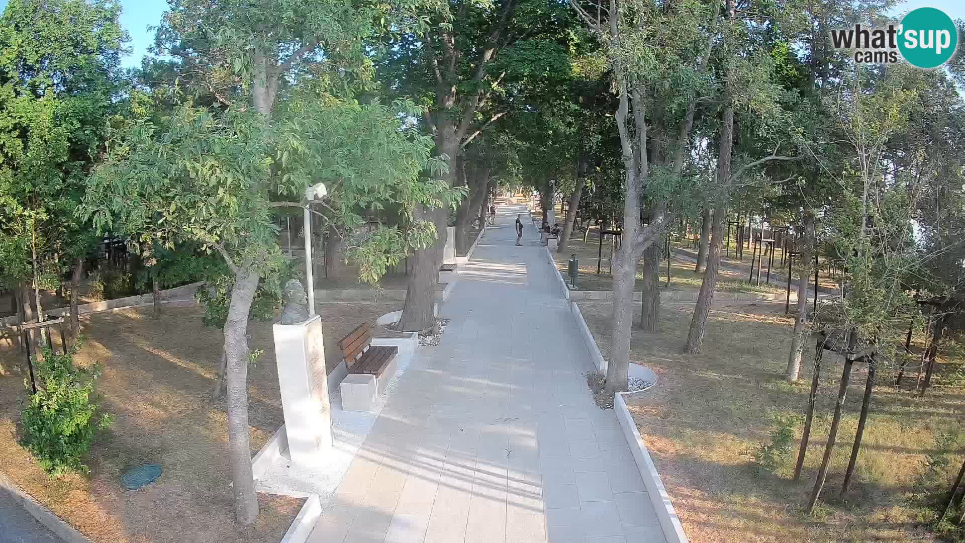 Writers’ Park Webcam Senj – Live by the Sea