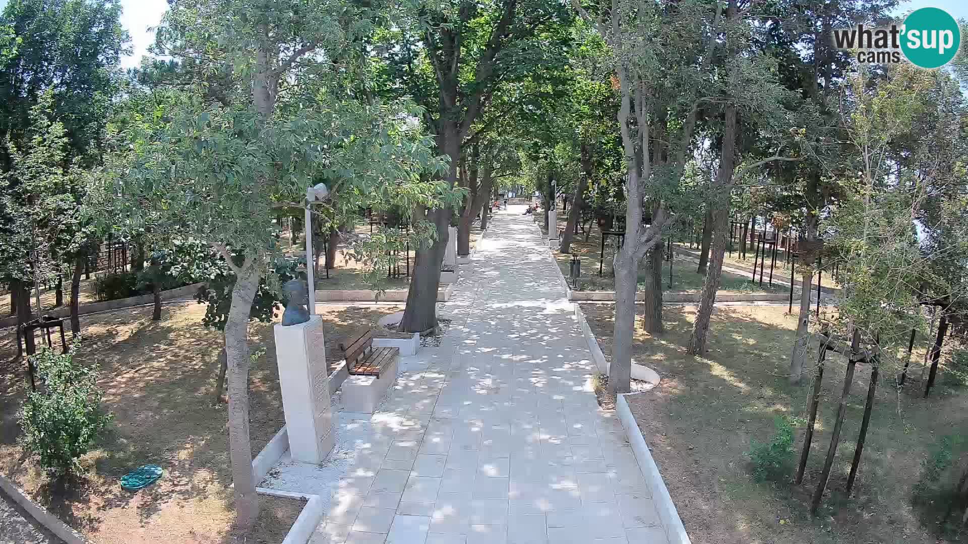 Writers’ Park Webcam Senj – Live by the Sea