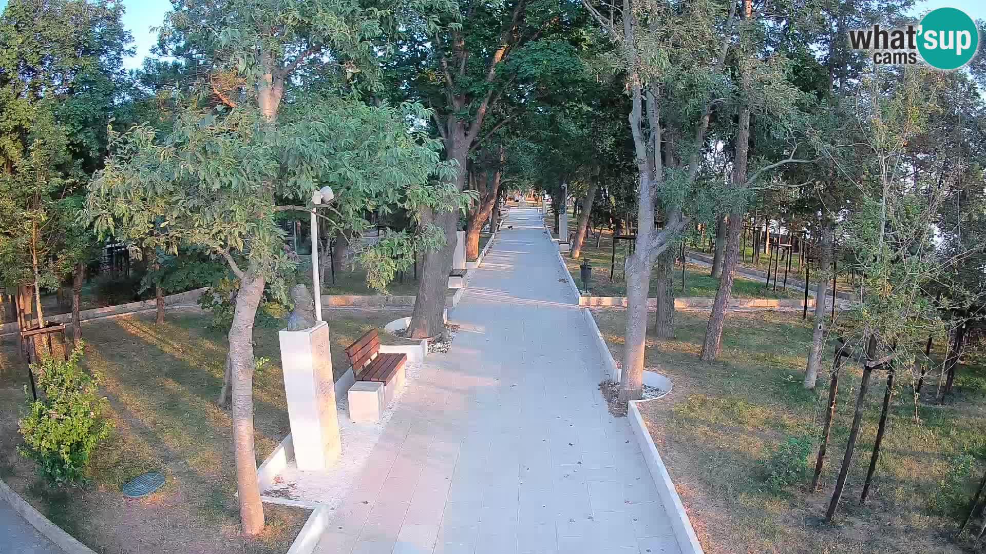 Writers’ Park Webcam Senj – Live by the Sea