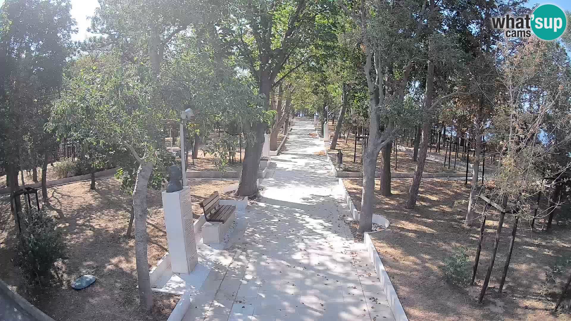 Writers’ Park Webcam Senj – Live by the Sea