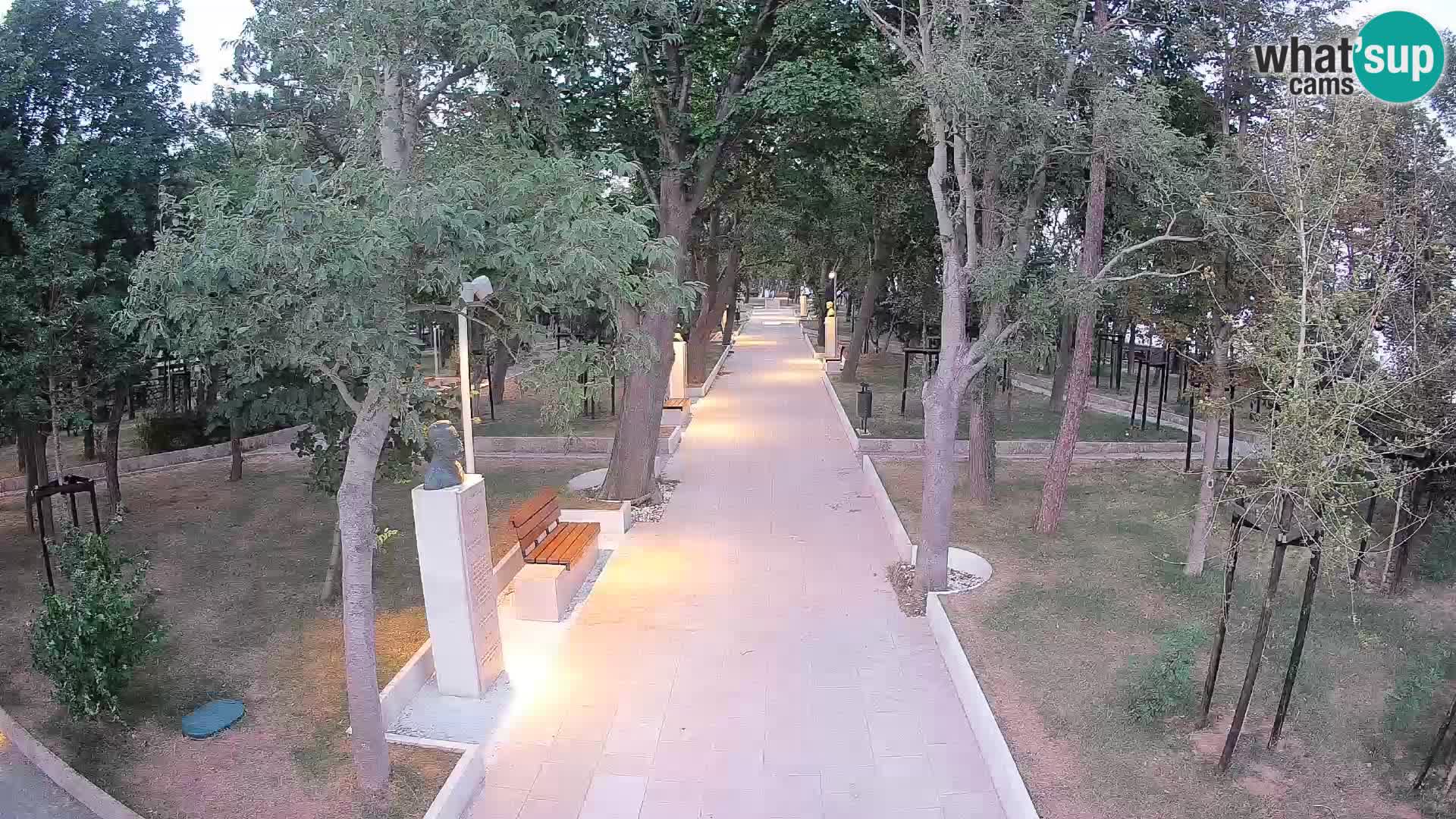 Writers’ Park Webcam Senj – Live by the Sea