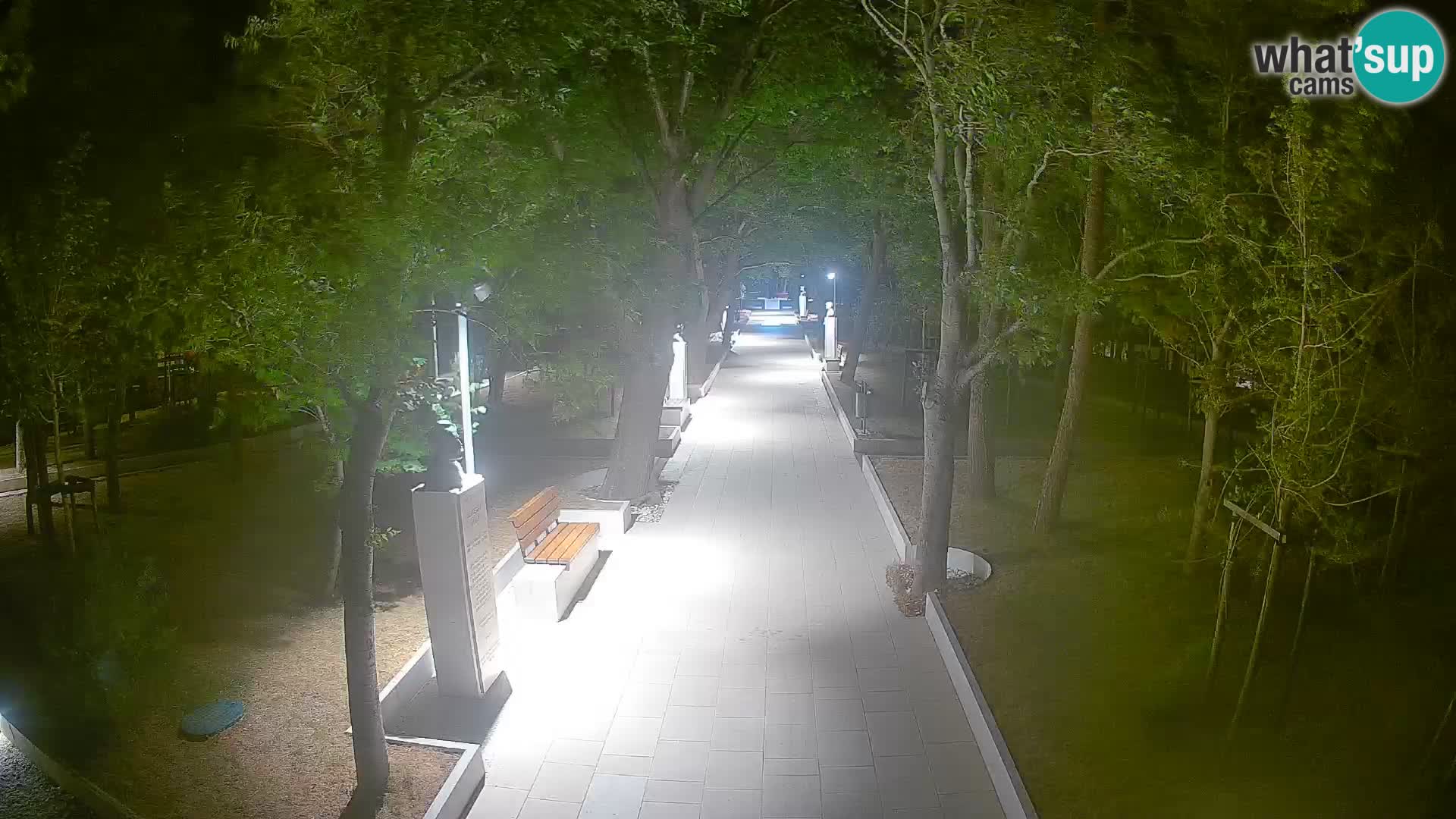 Webcam Schriftstellerpark Senj – Live am Meer