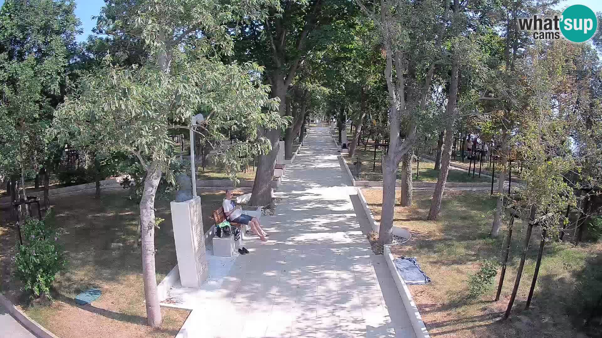 Webcam Schriftstellerpark Senj – Live am Meer