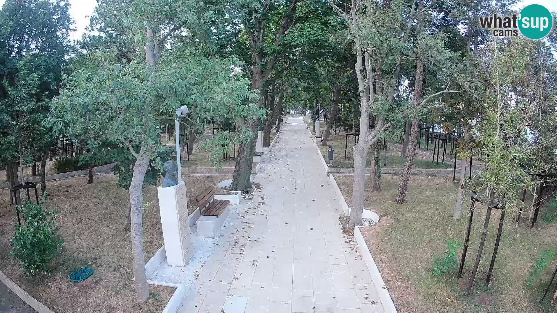 Writers’ Park Webcam Senj – Live by the Sea