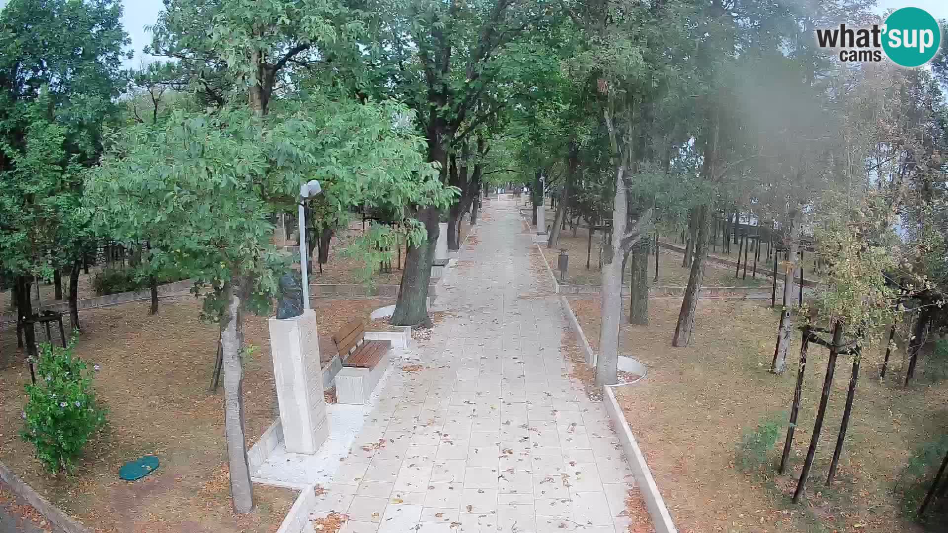 Writers’ Park Webcam Senj – Live by the Sea