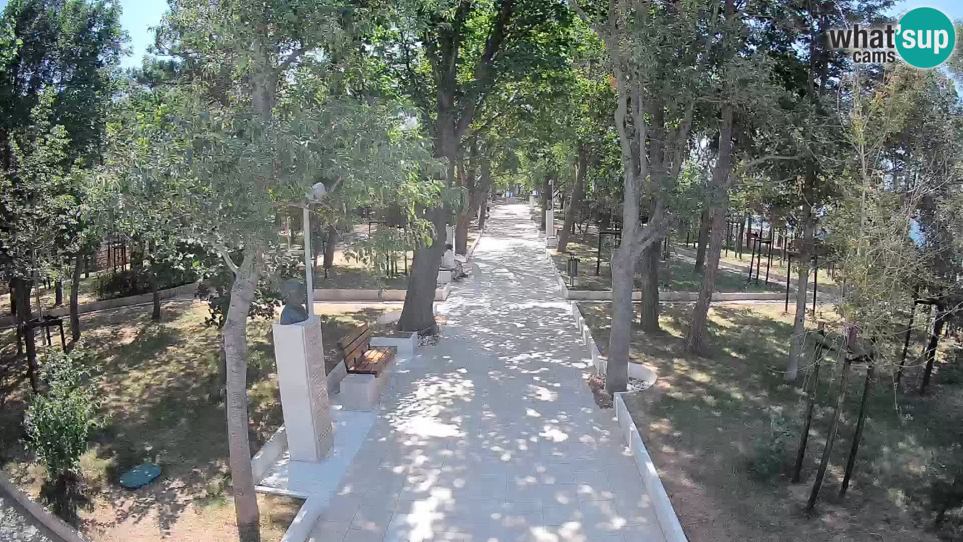 Writers’ Park Webcam Senj – Live by the Sea