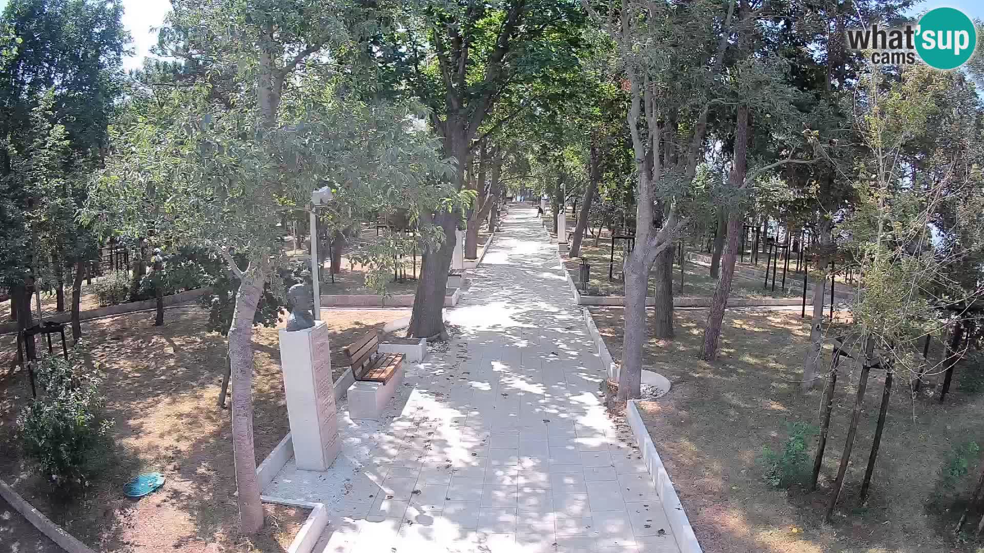 Writers’ Park Webcam Senj – Live by the Sea