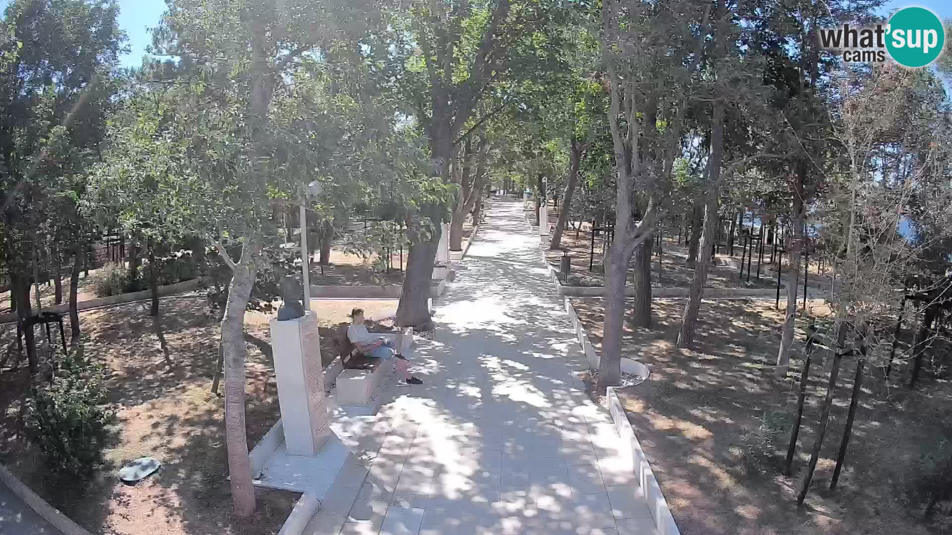 Webcam Schriftstellerpark Senj – Live am Meer