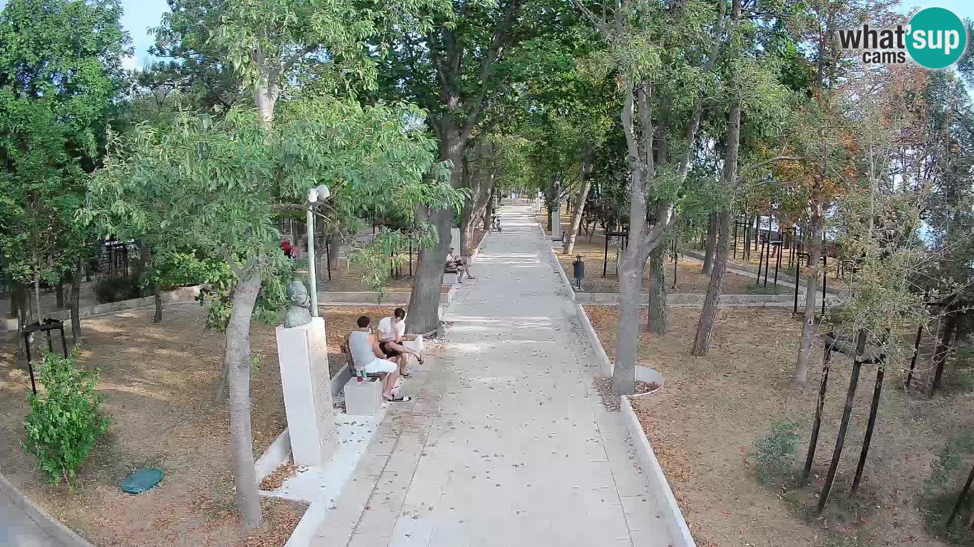 Writers’ Park Webcam Senj – Live by the Sea