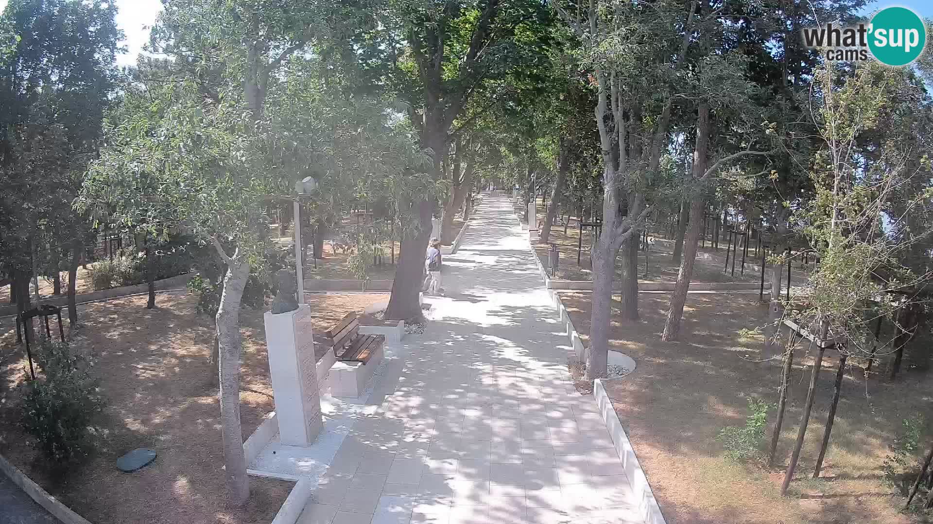 Webcam Schriftstellerpark Senj – Live am Meer