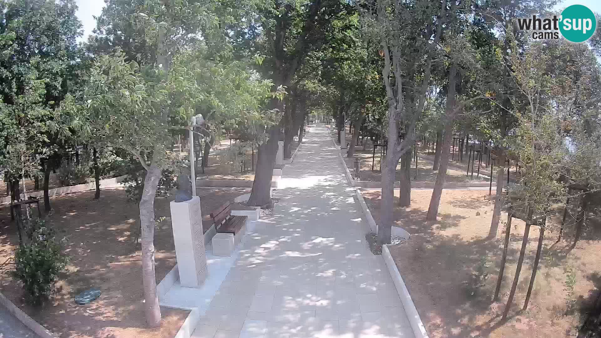 Webcam Schriftstellerpark Senj – Live am Meer