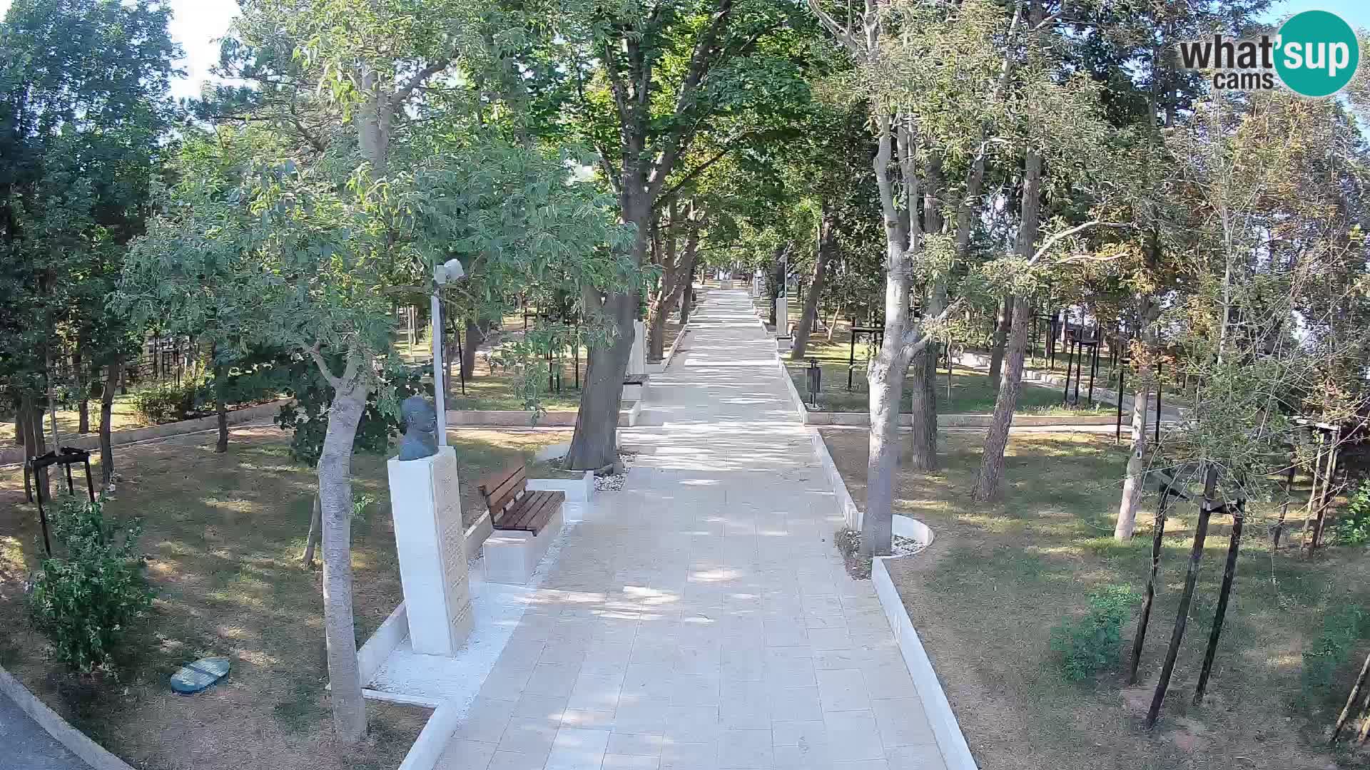 Webcam Schriftstellerpark Senj – Live am Meer