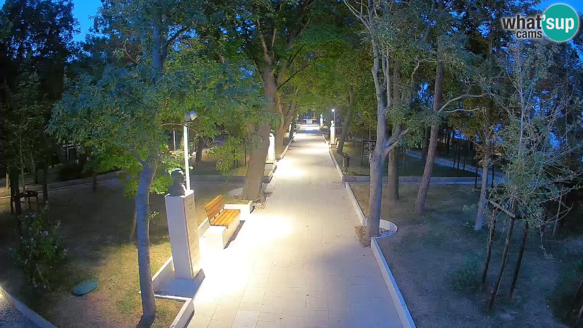 Writers’ Park Webcam Senj – Live by the Sea