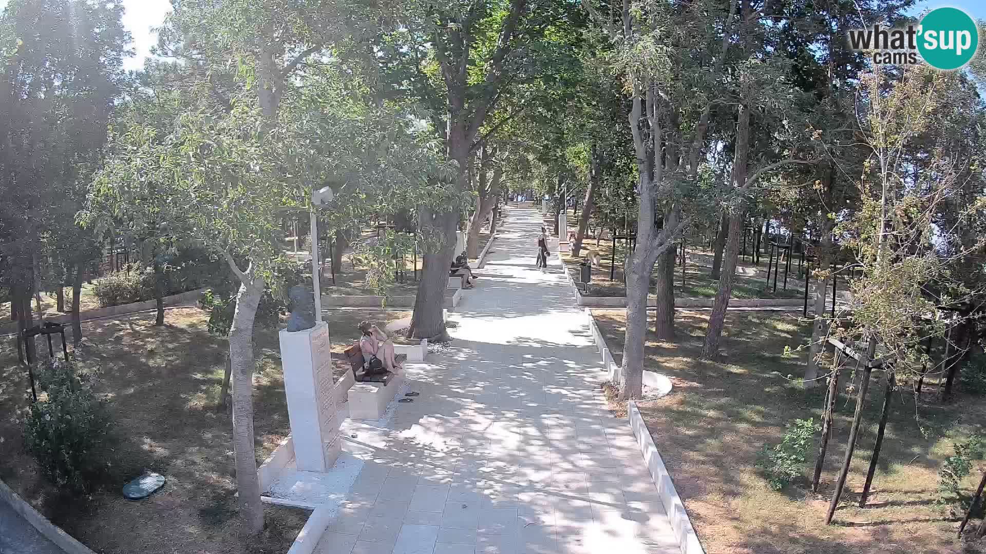 Writers’ Park Webcam Senj – Live by the Sea
